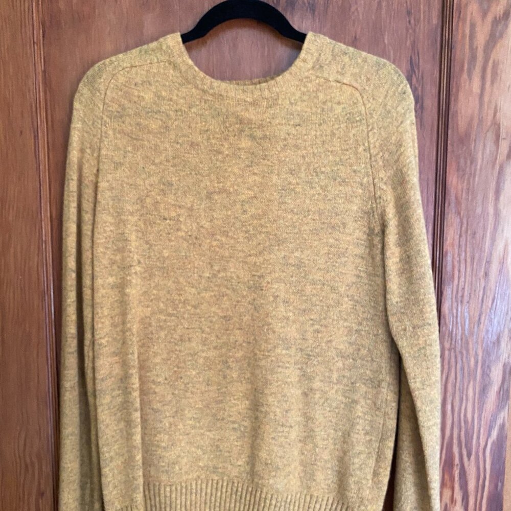 Yellow H&M Wool Sweater, Mens Small